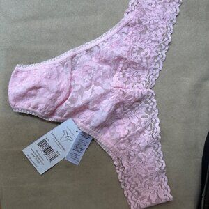 Brand new with tag Hanky panky pink original rise thong one size